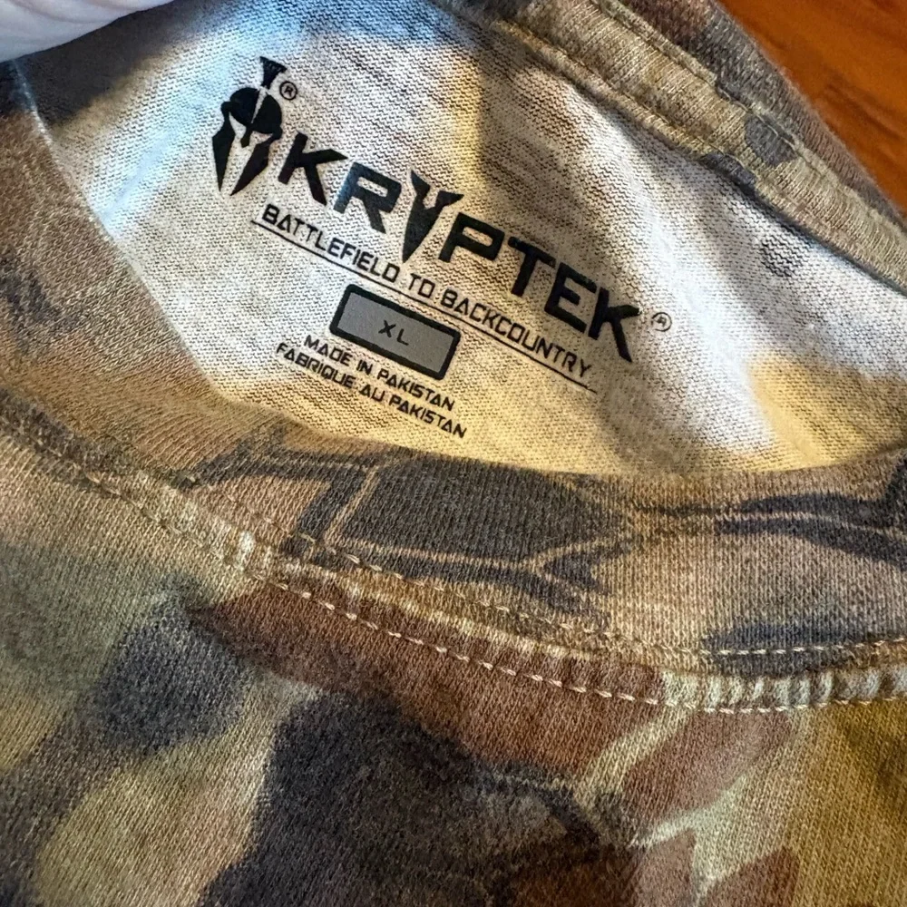 Kryptek Camo Long Sleeve Performance Shirt Size XL Hunting (0961) - Picture 5 of 7